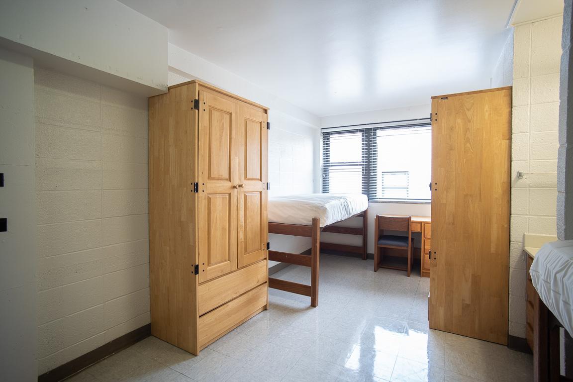 Room inside Marguerite Hall.